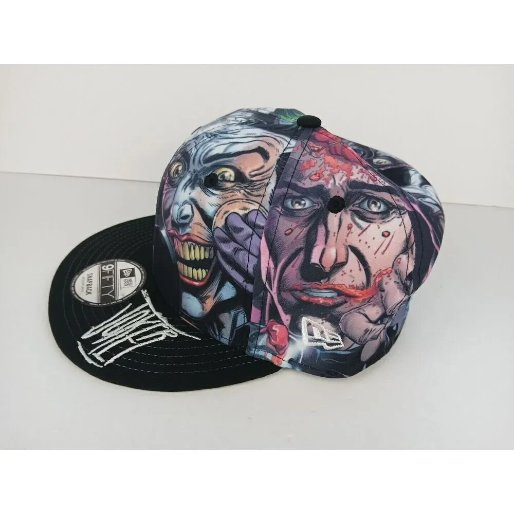 New Era Exclusive Batman The Joker All Over Print 9Fifty SnapBack Adjustable New - Picture 16 of 16